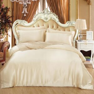 Gold 16 Momme 4PCs Silk Sheet Set