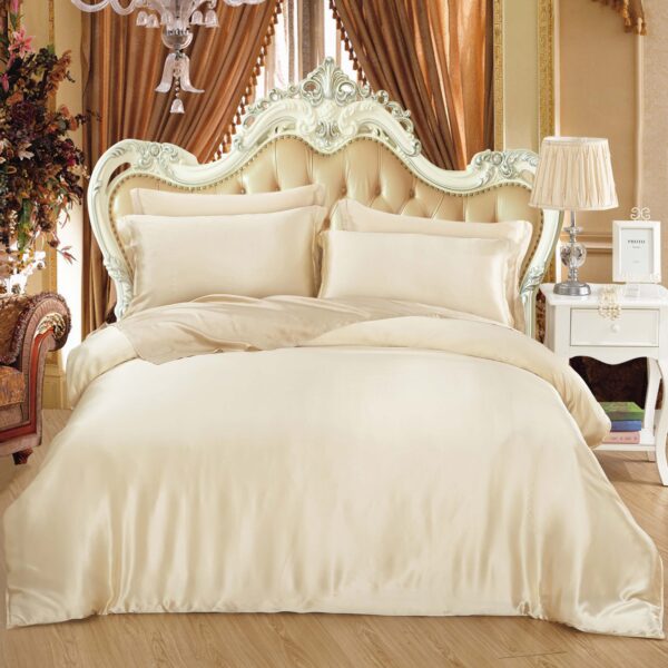Gold 16 Momme 4PCs Silk Sheet Set