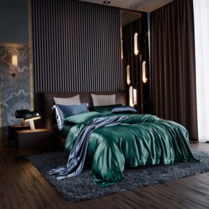 Ink Gree 25 Momme 4PCs Silk Sheet Set