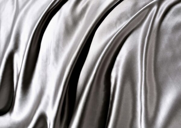 Silver Gray 25 Momme 4PCs Silk Sheet Set - Image 6