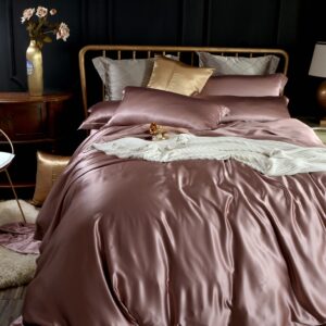 Rose Gold 25 Momme 4PCs Silk Sheet Set