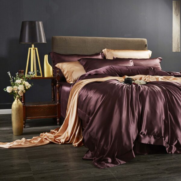 Mulberry 25 Momme 4PCs Silk Sheet Set - Image 2